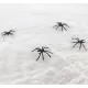 Decorațiune de Halloween cu pânză de păianjen și păianjeni – cu plasă albă - .foto
