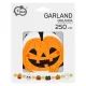 Girlanda papierowa z motywem Halloween, kolorowa, 250 cm - .zdjęcie 