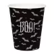 Boo! Pahare din hârtie cu model de fantomă – 266 ml, set de 6 bucăți - .foto
