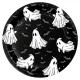 Boo! Szellem mintás papírtányér - 18 cm, 6 db-os - . kép
