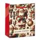 Joyeuses fêtes ! Sac cadeau motif Père Noël - 31 x 42 cm - .image