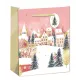 Havas táj mintás ajándékzacskó - 18 x 23 cm - . kép