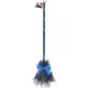 Mătură de vrăjitoare - 85 cm, albastră - .foto