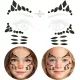 Adesivi viso con strass – Gattino - .immagine