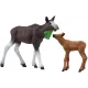 Schleich: 42629 Elan cu vițel - .foto