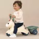Little Smoby: Póni bébijárgány utánfutóval és ülés alatti játéktárolóval - bézs-zöld-CSOMAGOLÁSSÉRÜLT - . kép