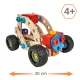 Eichhorn Constructor: Összeszerelhető fa buggy, 84 db-os - . kép