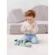 Eichhorn: koka vilcieniņš ar pandu rakstu un būvkociņiem - .attēls