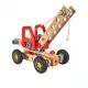 Eichhorn Construct: Caminhão guindaste de madeira montável, 73 peças - .Imagem