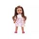 Кукла Шарлот, говореща унгарски, с цветна рокля – 36 см - на унгарски език - . изображение