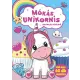Unicorn amuzant – carte de colorat cu autocolante - în limba maghiară - .foto