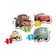 Clementoni: Mașinuțe – Primul meu puzzle, 3-6-9-12 piese - .foto