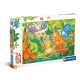 Clementoni: Dinozauri – Oaza veselă, puzzle maxi, 24 piese - .foto