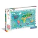 Clementoni: Vadállatok a világban maxi puzzle - 60 db-os - . kép