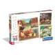 Clementoni: Állarok a farmon puzzle - 3 x 48 db-os - . kép