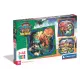 Clementoni: Patrula Cățelușilor – Dino Movie puzzle – set 3 x 48 piese - .foto