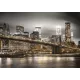 Clementoni: New York - A Brooklyn-híd éjszaka puzzle - 1000 db-os - . kép