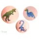 TyToo: Dinoszauruszok sablon szett csillámtetováláshoz - . kép