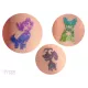 TyToo: set șabloane glitter pentru tatuaje cu câini și pisici - .foto