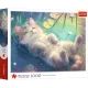 Trefl: Dokonalý mačací oddych – puzzle s 1000 dielikmi - .Obrázok