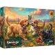 Flamingo by Trefl: Igrivi kužki – 400-delni puzzle - .slika