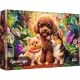 Flamingo von Trefl: Hunde im Gewächshaus – 600-teiliges Puzzle - . bild aus