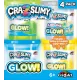 Cra-Z-Slimy: Slime sclipitor - set cu 4 borcănele - .foto