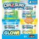 Cra-Z-Slimy: Mirdzošs slims – 4 trauciņi - .attēls