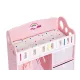 Tooky Toy: pat din lemn cu dulap pentru păpușă - .foto