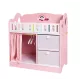 Tooky Toy: fa ágy szerkénnyel játékbabának - . kép