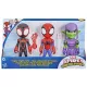 Set figurine Póki și prietenii săi minunați supereroi, 3 bucăți, 23 cm - .foto