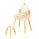 Tooky Toy: măsuță de toaletă din lemn cu scaun - .foto