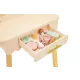 Tooky Toy: măsuță de toaletă din lemn cu scaun - .foto