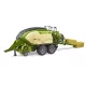 Presă de balotat mare Bruder Krone BiG Pack 1290 HDP VC cu 2 baloți dreptunghiulari de fân - .foto
