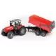 Bruder Massey Ferguson 7480 con rimorchio ribaltabile - .immagine