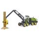 Bruder John Deere 1270G Holzernte-Maschine mit 1 Baumstamm - . bild aus