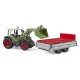 Bruder Fendt Vario 211 cu încărcător frontal și remorcă basculantă - .foto