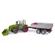 Bruder Fendt Vario 211 cu încărcător frontal și remorcă basculantă - .foto