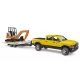 Serviciul de închiriere Bruder RAM cu miniexcavator - .foto