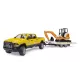 Serviciul de închiriere Bruder RAM cu miniexcavator - .foto