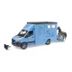 Bruder MB Sprinter állatszállító 1 lóval - . kép