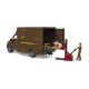 Bruder MB Sprinter met UPS-bezorger en accessoires - .afbeelding