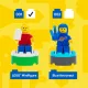 Lego: Lego figurás lámpa - . kép