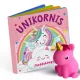Unikornis fürdőkönyv játék figurával - . kép