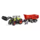 Bruder Claas Axion 950 homlokrakodóval - . kép