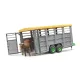 Remorcă de transport animale Bruder cu o vacă - .foto
