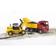 Camion de construcții Bruder MAN TGA și încărcător frontal articulat FR 130 - .foto
