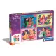 Clementoni: Prințesele Disney - puzzle 4 în 1 - .foto