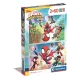 Clementoni: Spider-Man și prietenii săi puzzle - 2 x 60 piese - .foto