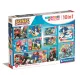 Clementoni: Sonic, ariciul – puzzle 10 în 1 - .foto